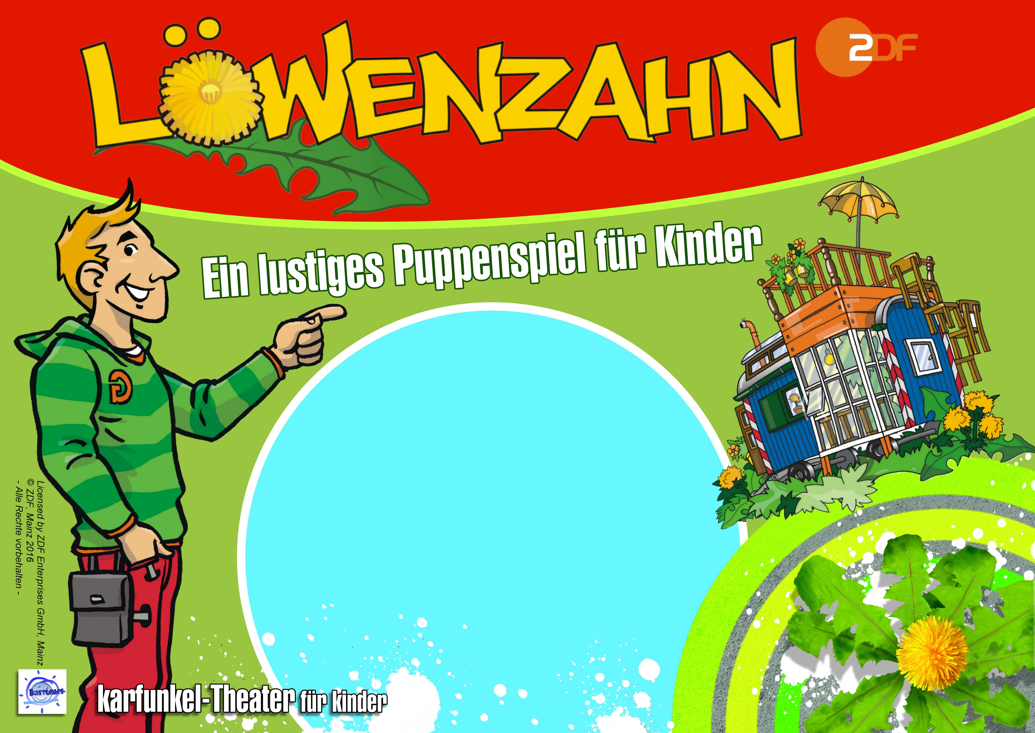 Löwenzahn Figuren Theater Plakat